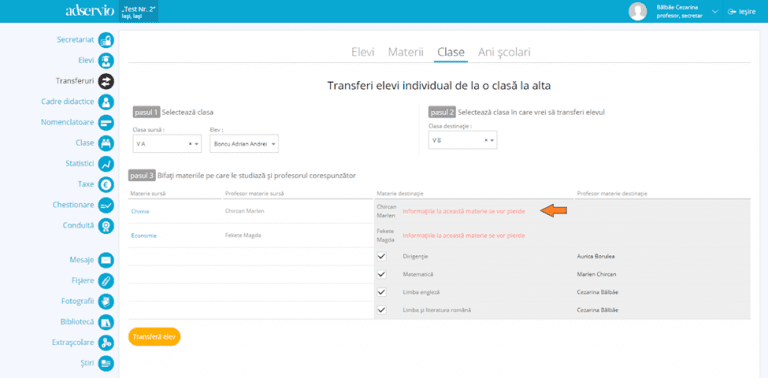 Motive De Transfer De La O Clasa La Alta Cum transfer un elev de la o clas? la alta? - Manual web - Adservio